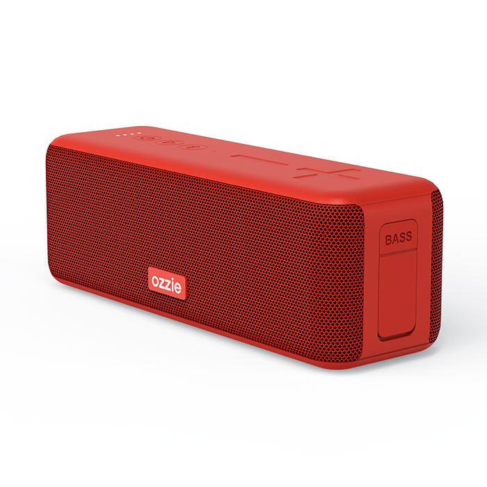 Κόκκινο τύπου C εξωτερικό σύστημα ομιλητών Bluetooth ασύρματο 640g Mp3 Wav Ape Flac Music Format