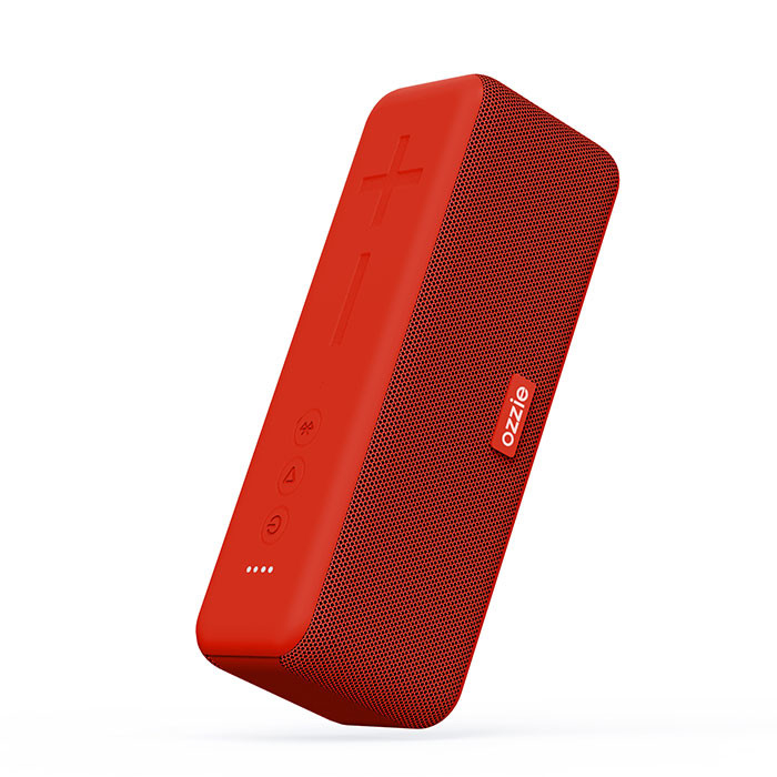 Κόκκινο τύπου C εξωτερικό σύστημα ομιλητών Bluetooth ασύρματο 640g Mp3 Wav Ape Flac Music Format