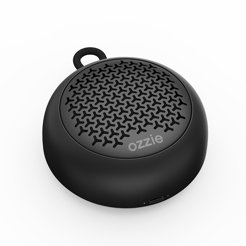 Bluetooth 5,0 φορητός μίνι υπαίθριος ομιλητής με το λογότυπο συνήθειας λουριών 5W
