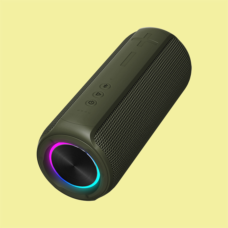 5V 2A 30W Δυνατό Bass LED Light Bluetooth Ηχείο με κάρτα SD AUX IN