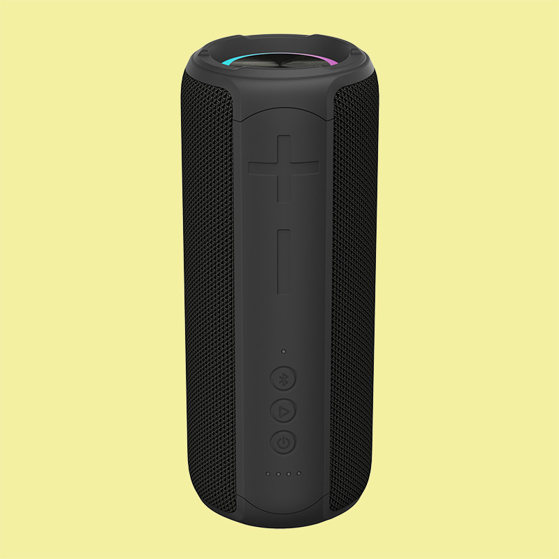 Φορητό LED φως Bluetooth ηχείο με TPU ABS Textile 10W * 2 έξοδος για TWS ζεύξη και handsfree κλήση
