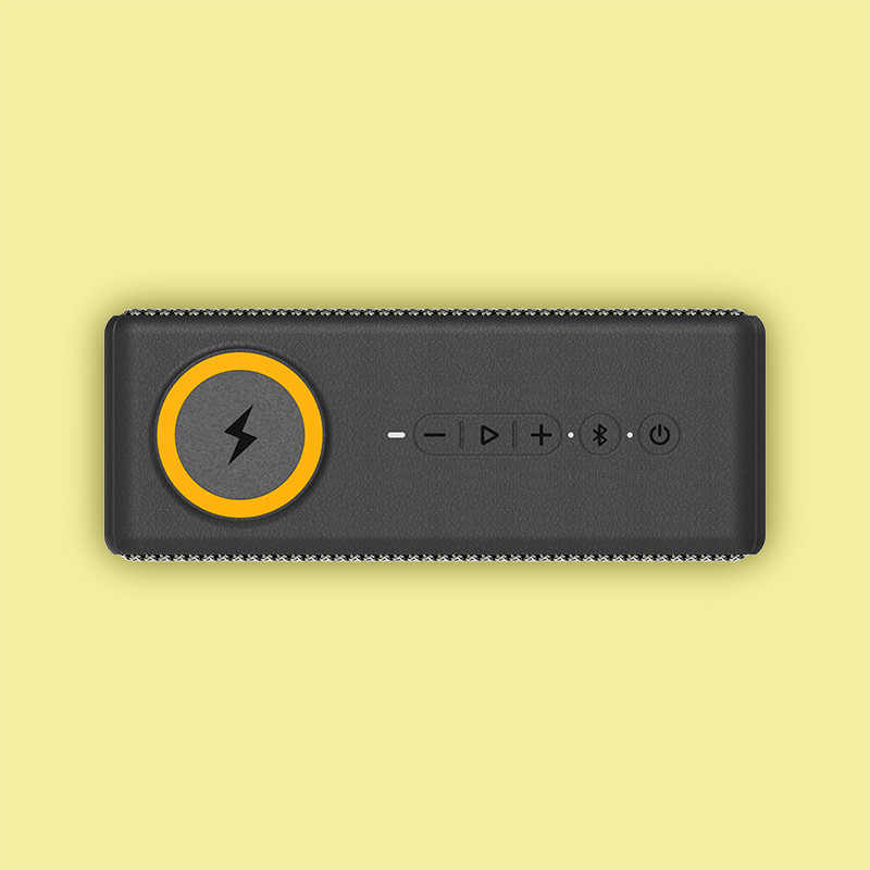 10μ μήκος ασύρματη φόρτιση Bluetooth ομιλητής 10-15W ασύρματη φόρτιση ομιλητής 4-12H Playtime