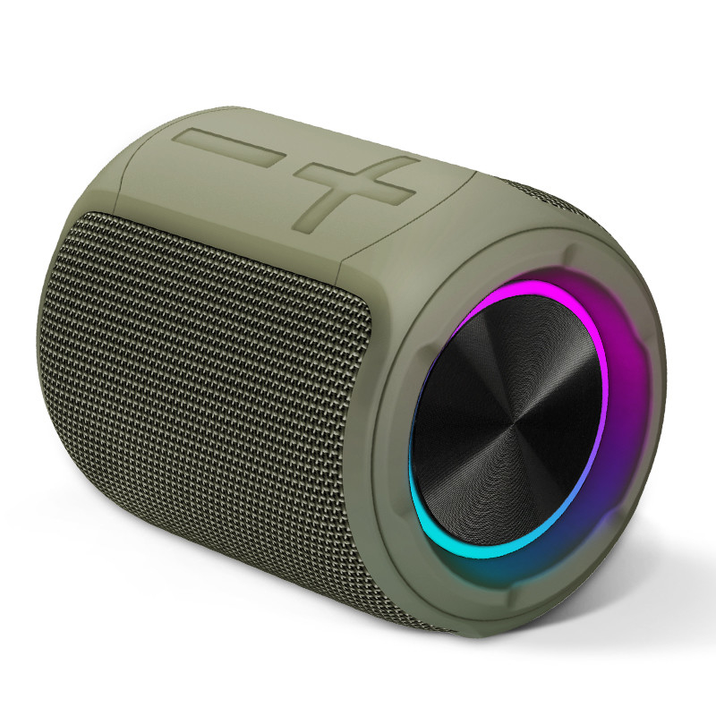 φορητός ασύρματος Bluetooth ομιλητής 2200mAh TWS με τα φω'τα των ζωηρόχρωμων RGB οδηγήσεων